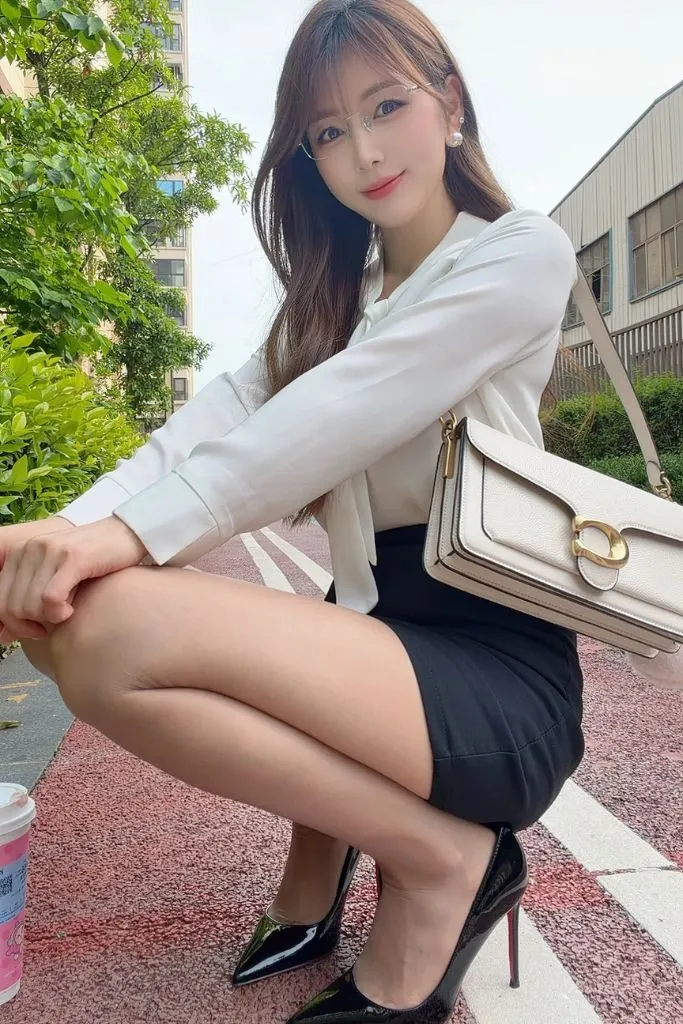 Ảnh gái xinh cùng outfit đi làm