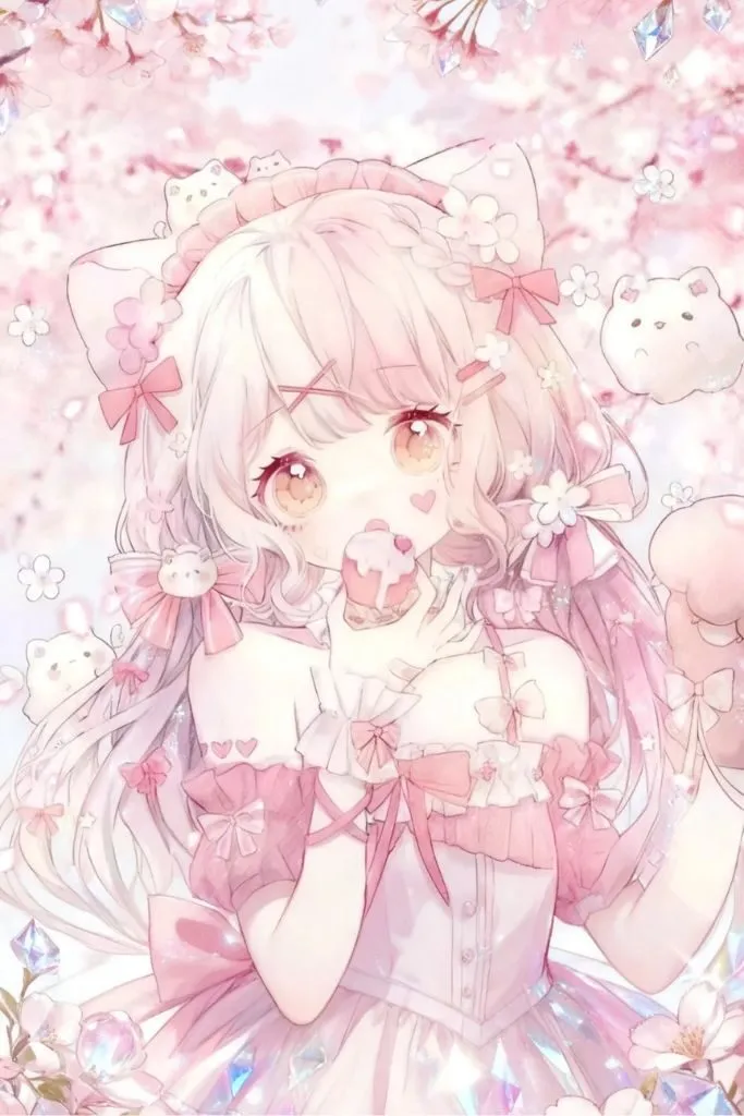 Ảnh gái anime sở hữu đôi mắt long lanh và dễ thương