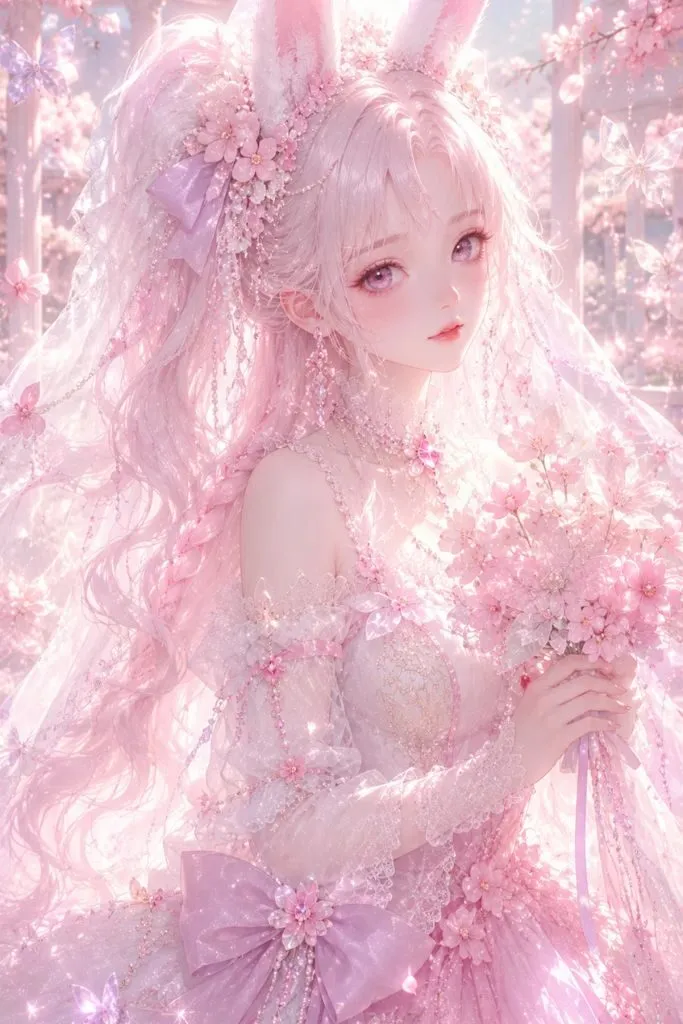 Ảnh gái anime phong thái dịu vàng và cuốn hút