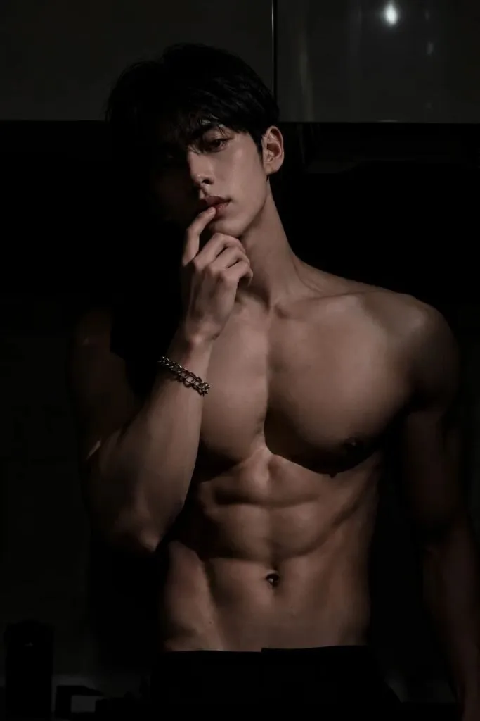 Ảnh trai đẹp khoe body lạnh lùng boy