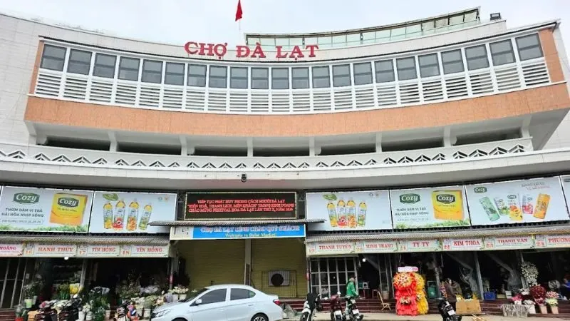 Chợ Đà Lạt là điểm đến quen thuộc nằm ngay trung tâm thành phố