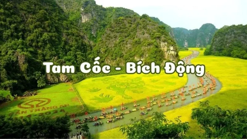 Tam Cốc – Bích Động nổi bật với cảnh sắc sông Ngô Đồng uốn lượn